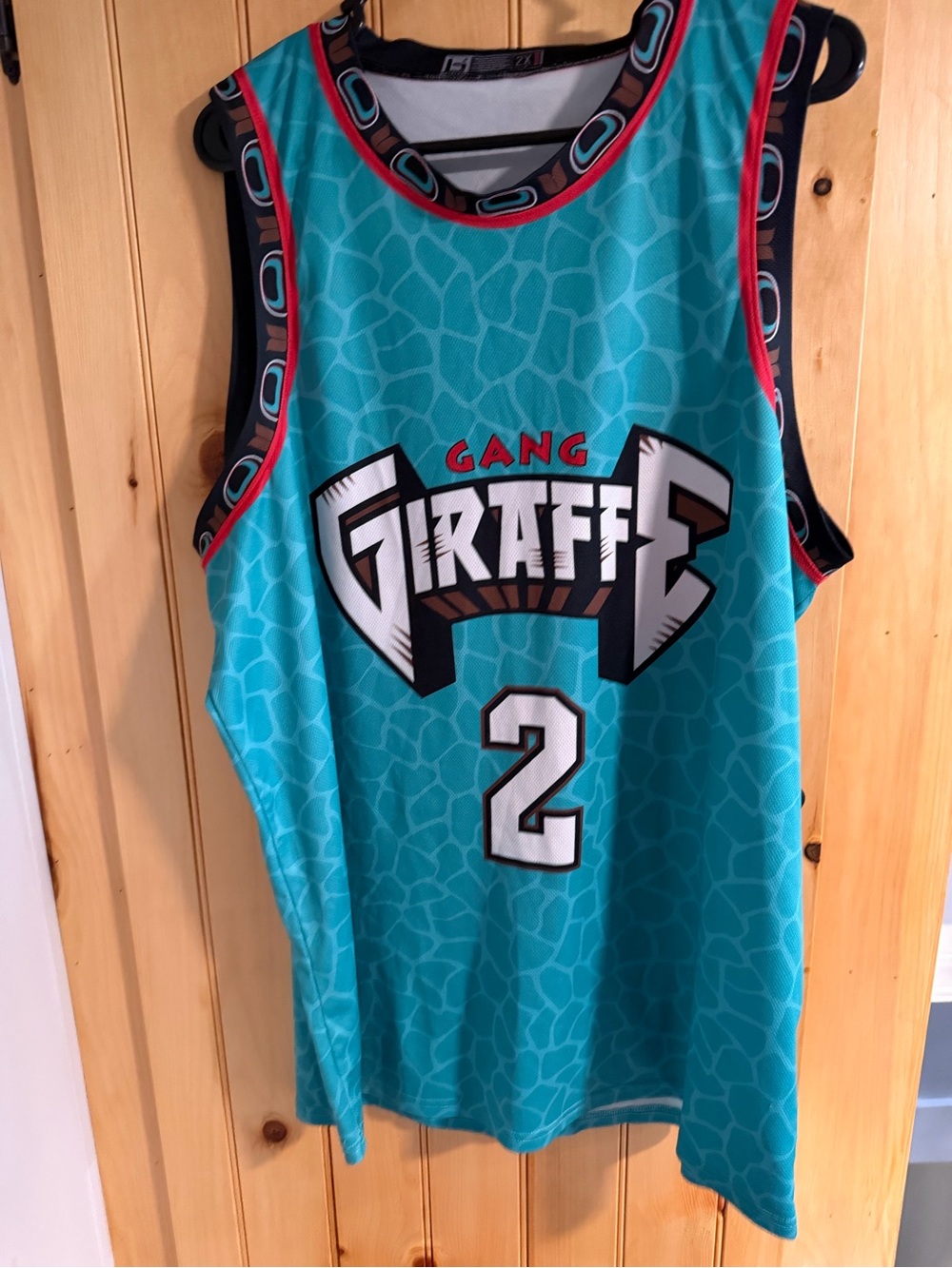 Kristopher London “2mil” Giraffe Gang Jersey 2XL-read